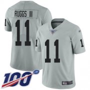 Wholesale Cheap Nike Raiders #11 Henry Ruggs III Silver Men's Stitched NFL Limited Inverted Legend 100th Season Jersey