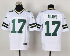 Wholesale Cheap Nike Packers #17 Davante Adams White Men\'s Stitched NFL Elite Jersey
