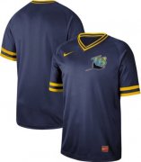 Wholesale Cheap Nike Rays Blank Navy Authentic Cooperstown Collection Stitched MLB Jersey