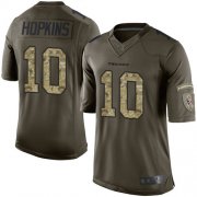 Wholesale Cheap Nike Texans #10 DeAndre Hopkins Green Men's Stitched NFL Limited 2015 Salute to Service Jersey