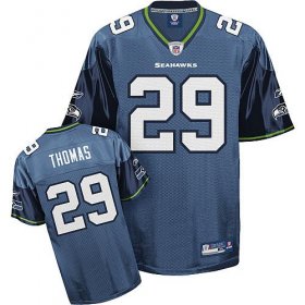 Wholesale Cheap Seahawks #29 Earl Thomas Blue Stitched NFL Jersey