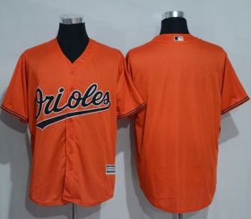 Wholesale Cheap Orioles Blank Orange New Cool Base Stitched MLB Jersey