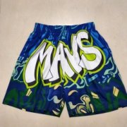 Wholesale Cheap Men's Dallas Mavericks Green Mitchell&mness Shorts