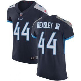 Wholesale Cheap Nike Titans #44 Vic Beasley Jr Navy Blue Team Color Men\'s Stitched NFL Vapor Untouchable Elite Jersey