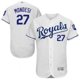 Wholesale Cheap Royals #27 Raul Mondesi White Flexbase Authentic Collection Stitched MLB Jersey