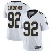 Wholesale Cheap Nike Saints #92 Marcus Davenport White Men's Stitched NFL Vapor Untouchable Limited Jersey