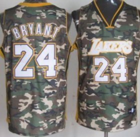 Wholesale Cheap Los Angeles Lakers #24 Kobe Bryant Camo Fashion Jersey