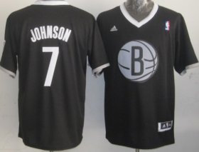 Wholesale Cheap Brooklyn Nets #7 Joe Johnson Revolution 30 Swingman 2013 Christmas Day Black Jersey