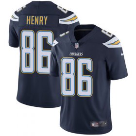 Wholesale Cheap Nike Chargers #86 Hunter Henry Navy Blue Team Color Men\'s Stitched NFL Vapor Untouchable Limited Jersey