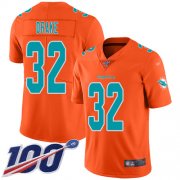Wholesale Cheap Nike Dolphins #32 Kenyan Drake Orange Men's Stitched NFL Limited Inverted Legend 100th Season Jersey