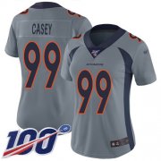 Wholesale Cheap Nike Broncos #99 Jurrell Casey Gray Women's Stitched NFL Limited Inverted Legend 100th Season Jersey