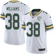 Wholesale Cheap Nike Packers #38 Tramon Williams White Men's 100th Season Stitched NFL Vapor Untouchable Limited Jersey