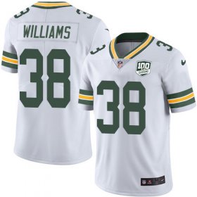 Wholesale Cheap Nike Packers #38 Tramon Williams White Men\'s 100th Season Stitched NFL Vapor Untouchable Limited Jersey