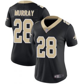 Wholesale Cheap Nike Saints #28 Latavius Murray Black Team Color Women\'s Stitched NFL Vapor Untouchable Limited Jersey