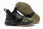 Wholesale Cheap Nike Lebron James Soldier 12 Shoes Army Green Camo