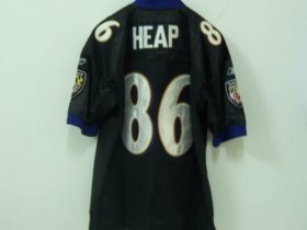 Wholesale Cheap Ravens #86 Todd Heap Black Stitched NFL Jersey