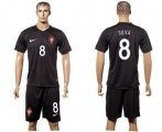 Wholesale Cheap Portugal #8 Silva SEC Away Soccer Country Jersey
