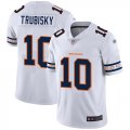 Wholesale Cheap Nike Bears #10 Mitchell Trubisky White Men's Stitched NFL Limited Team Logo Fashion Jersey