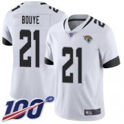 Wholesale Cheap Nike Jaguars #21 A.J. Bouye White Men's Stitched NFL 100th Season Vapor Limited Jersey