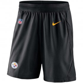 Wholesale Cheap Pittsburgh Steelers Nike Sideline Fly Performance Knit Shorts Black