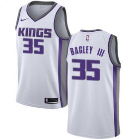 Wholesale Cheap Women\'s Sacramento Kings #35 Marvin Bagley III White NBA Swingman Association Edition Jersey