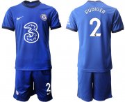 Wholesale Cheap Men 2020-2021 club Chelsea home 2 blue Soccer Jerseys