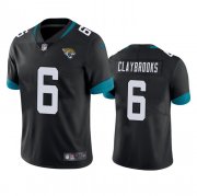 Cheap Men's Jacksonville Jaguars #6 Chris Claybrooks Black Vapor Untouchable Limited Stitched Jersey
