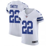 Wholesale Cheap Nike Cowboys #22 Emmitt Smith White Men's Stitched NFL Vapor Untouchable Elite Jersey
