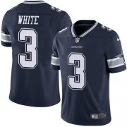 Wholesale Cheap Nike Cowboys #3 Mike White Navy Blue Team Color Men's Stitched NFL Vapor Untouchable Limited Jersey