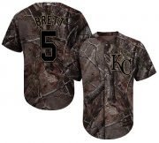 Wholesale Cheap Royals #5 George Brett Camo Realtree Collection Cool Base Stitched MLB Jersey