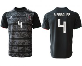 Wholesale Cheap Mexico #4 R.Marquez Black Soccer Country Jersey