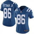 Wholesale Cheap Nike Colts #86 Michael Pittman Jr. Royal Blue Women's Stitched NFL Limited Rush Jersey