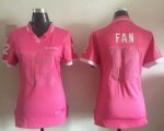 Wholesale Cheap Nike Seahawks #12 Fan Pink Women's Stitched NFL Elite Bubble Gum Jersey