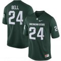 Wholesale Cheap Men's Michigan State Spartans #24 Le'Veon Bell Green Limited Stitched College Football 2016 Nike NCAA Jersey