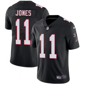Wholesale Cheap Nike Falcons #11 Julio Jones Black Alternate Men\'s Stitched NFL Vapor Untouchable Limited Jersey