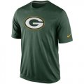 Wholesale Cheap Green Bay Packers Nike Legend Logo Essential 2 Performance T-Shirt Green