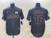 Cheap Men's Japan Baseball #16 Shohei Ohtani 2023 Black World Baseball Classic Stitched Jersey