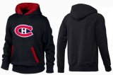 Wholesale Cheap Montreal Canadiens Pullover Hoodie Black & Red