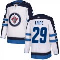 Wholesale Cheap Adidas Jets #29 Patrik Laine White Road Authentic Stitched Youth NHL Jersey