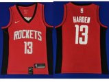 Wholesale Cheap Rockets #13 James Harden Red Basketball Swingman Limited Edition Jersey
