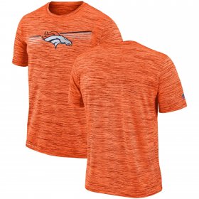 Wholesale Cheap Denver Broncos Nike Sideline Velocity Performance T-Shirt Heathered Orange