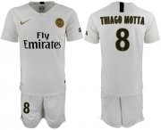 Wholesale Cheap Paris Saint-Germain #8 Thiago Motta Away Soccer Club Jersey