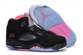 Wholesale Cheap WMNS Jordan 5 Shoes black/pink