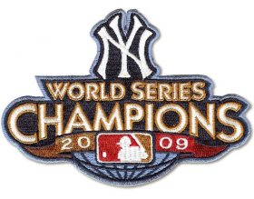 Wholesale Cheap Stitched 2009 New York Yankees MLB World Series Champions Jersey Patch