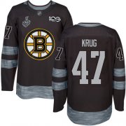 Wholesale Cheap Adidas Bruins #47 Torey Krug Black 1917-2017 100th Anniversary Stanley Cup Final Bound Stitched NHL Jersey