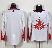 Wholesale Cheap Team CA. Blank White 2016 World Cup Stitched NHL Jersey