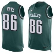 Wholesale Cheap Nike Eagles #86 Zach Ertz Midnight Green Team Color Men's Stitched NFL Limited Tank Top Jersey