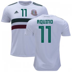 Wholesale Cheap Mexico #11 Aquino Away Soccer Country Jersey