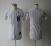 Wholesale Cheap Yankees Blank White Stitched Youth MLB Jersey