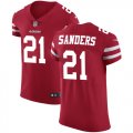 Wholesale Cheap Nike 49ers #21 Deion Sanders Red Team Color Men's Stitched NFL Vapor Untouchable Elite Jersey